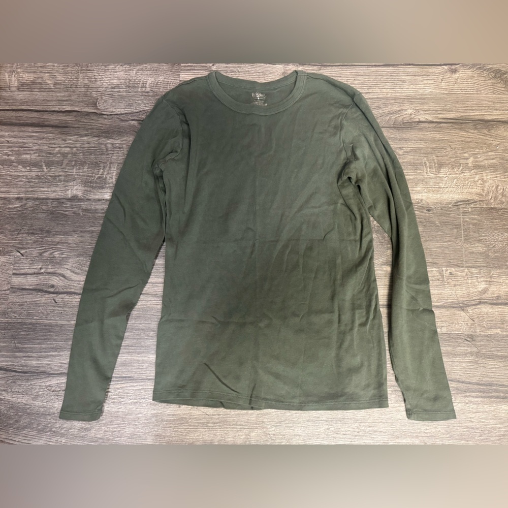 Men's Forest Green Long Sleeve Tee
